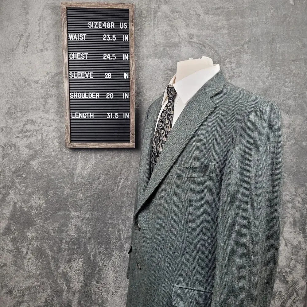 Ermenegildo Zegna 48R Swiss Blazer Quiet Luxury Old Money Tailored Menswear